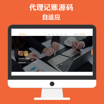 响应式代理记账财政咨询服务类网站模板 html5财务会计类网站